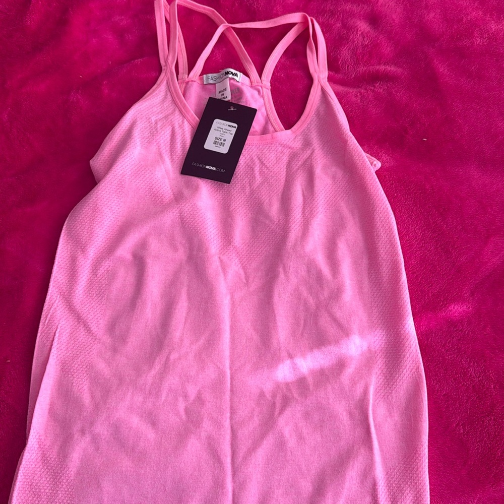 Brand new FashionNova Miles Ahead active tank top!